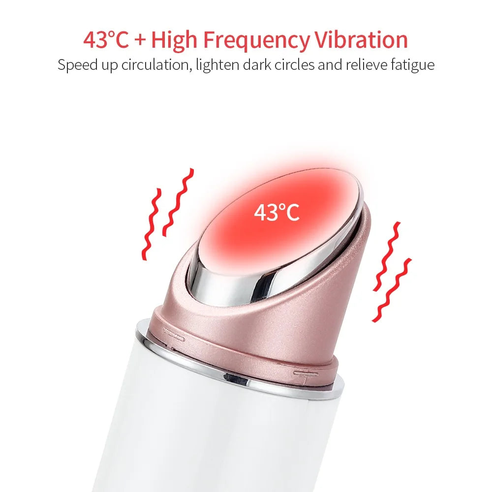 SOUL+SKIN™ Multifunction EMS LED Photon Vibration Heated Eye Massager and Face Lifting Machine with Eye Wrinkle and Eye Bags Remover SPA Facial Tool.