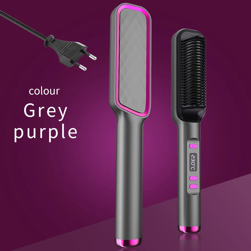 SOUL+SKIN™ Electric Hot Comb Multifunctional Hair Straightener Comb with Negative Ion Anti-Scalding Styling Tool Straightening Brush
