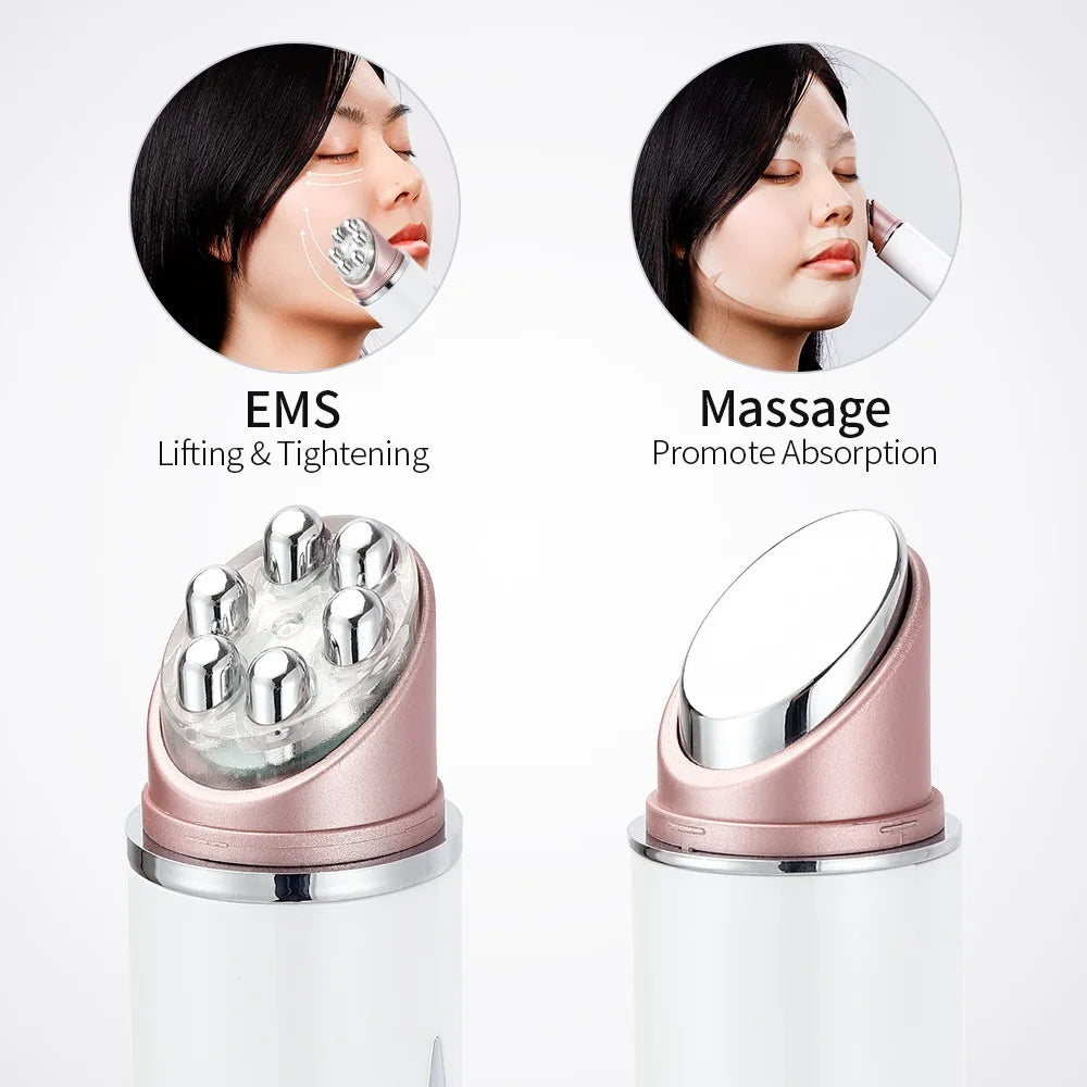 SOUL+SKIN™ Multifunction EMS LED Photon Vibration Heated Eye Massager and Face Lifting Machine with Eye Wrinkle and Eye Bags Remover SPA Facial Tool.
