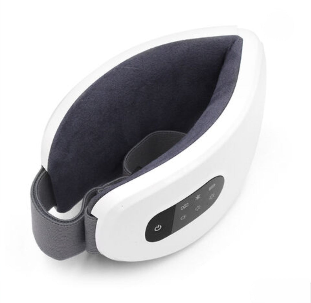 SOUL+SKIN™ Smart Eye Massager-Portable/Foldable Vibration Eye Care Massage Instrument with Bluetooth Music, Heated Eyemask, and Dry Fatigue Relief.