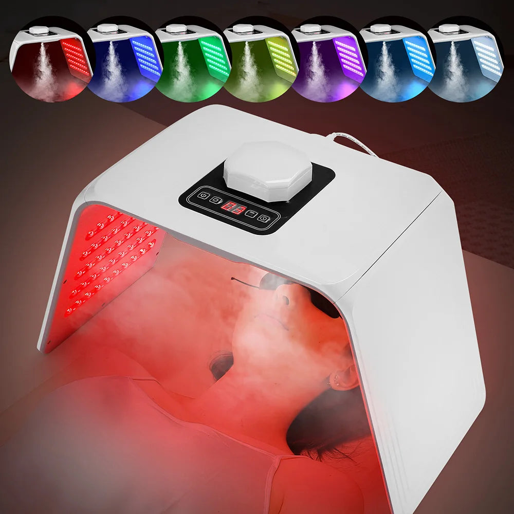 SOUL+SKIN™ Photon LED Face and Body Mask WITH 7 Colors, Nano Spray Beauty Machine with Deep Moisturising Skin Care for Home use.