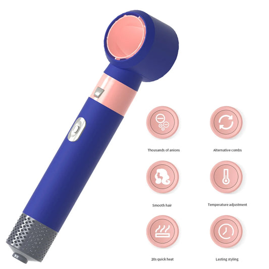 SOUL+SKIN™ 5 in 1 Hair Dryer and Styler-Blow Dryer for Curly/Straight Hair with Multifunctional home Styling Tool and Diffuser & Comb Attachments