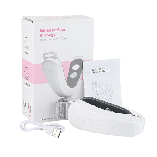 SOUL+SKIN™ V Face Massager, Intelligent Beauty Household Facial Massager with V-shaped Facial Lifting Firming Belt and Double Chin Reducer